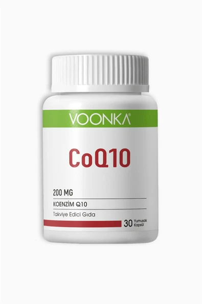 Voonka Co-Q10 200 mg 30 Yumuşak Kapsül ürün görseli