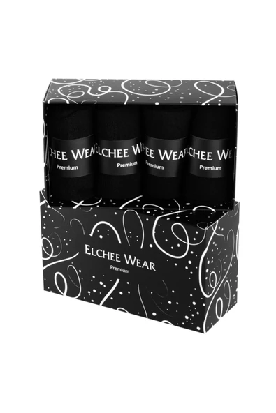 Elchee wear  Elchee Hafif Organik Bambu Kadın Çorap 4'lü ürün görseli