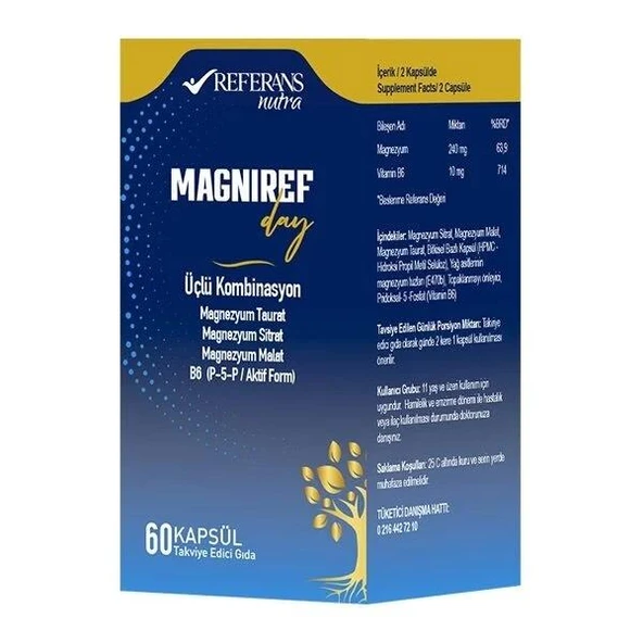 Referans Magniref Day 60 Kapsül ürün görseli