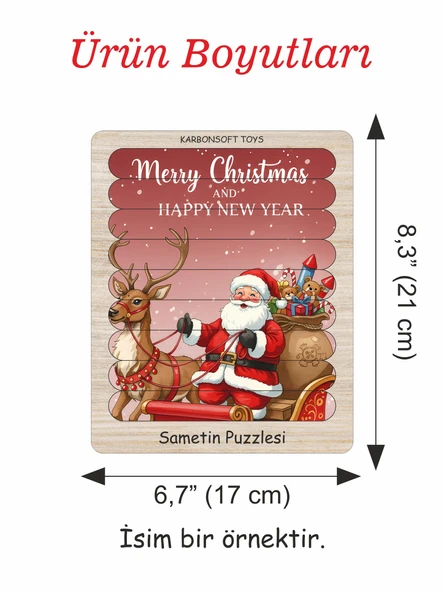 Çocuklar İçin Yürümeye Başlayan Çocuk Bulmaca Oyuncakları, Noel Oyuncakları, Montessori Oyunu