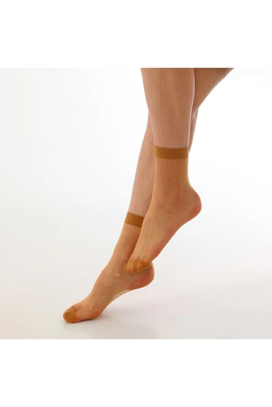Elchee wear  Fit 15 Soket Çorap Ten 12'li - Resim 3