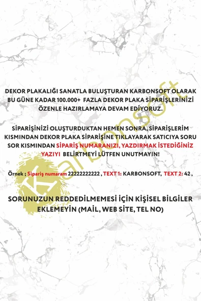 Kişiye Özel Ahşap Dekor Plaka, Bisiklet Plaka, Isimli Plaka, Cam Önü Plakası, Aksesuar Plaka 1 Adet - 3