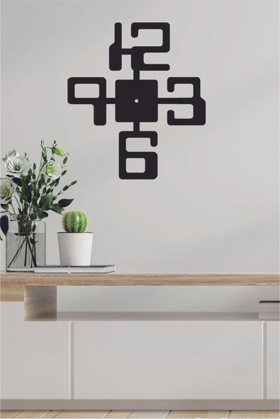 Duvar Saati Duvar Dekoru Lazer Kesim - 2