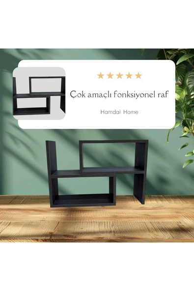 Çok Amaçlı Ev Ofis Mutfak Banyo Düzenleyici 1.sınıf Mdf Lam  Raf Ayarlanabilir Özellik - 2
