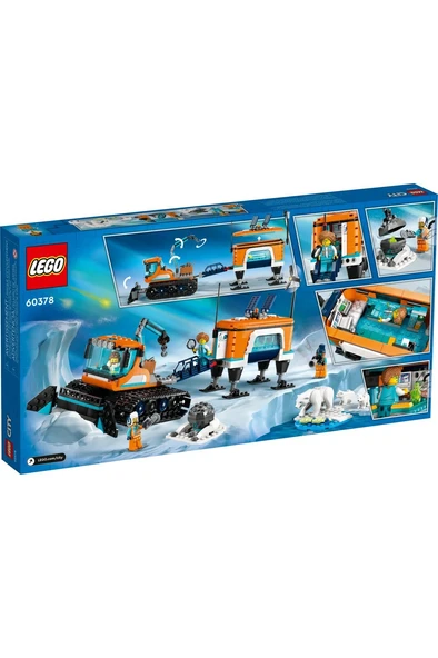 City 60378 Kutup Keşif Kamyonu ve Mobil Laboratuvarı (489 Parça) - 3