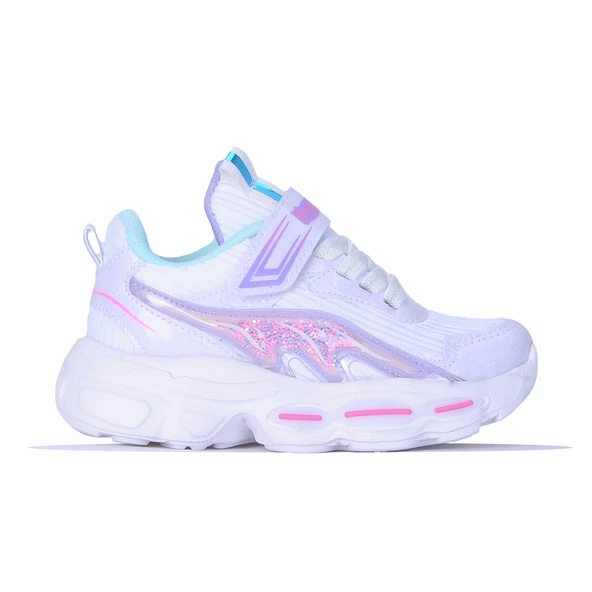 Mp 251-3450 Beyaz Işıklı Kız Çocuk Spor Ayakkabı ürün görseli 1