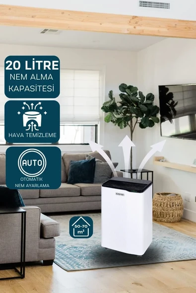 Kurutek KT20-F Ev Tipi Nem Alma ve Hava Temizleme Cihazı - 7
