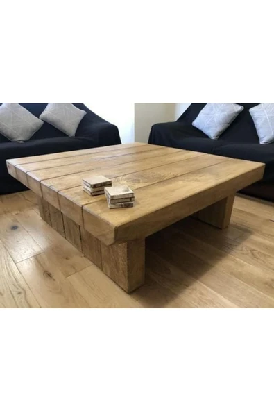 htwoodstore Ahşap Orta Sehpa - 1