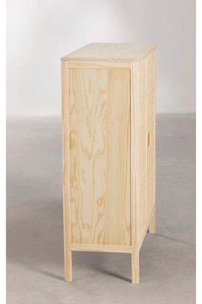 One Design Masif Ahşap Hazeranlı Dolap&Gardırop - 2