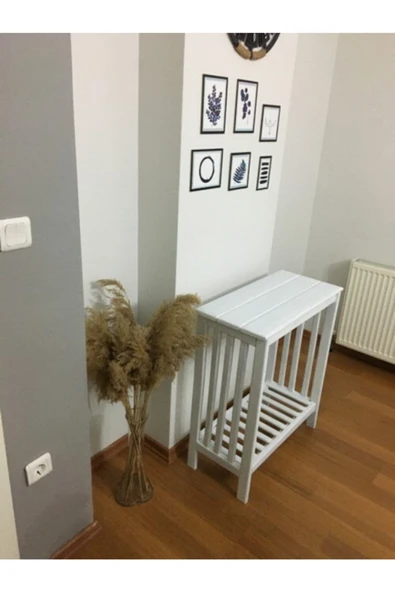 Akyıldız Mobilya Beyaz Ahşap Dresuar - 5