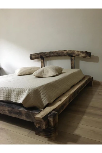 Keçiahşap Kütük Yatak Kestane - 4