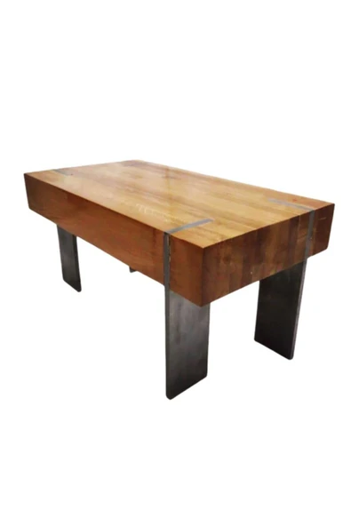 Süvariler Ahşap Meşe Kütük Sehpa ürün görseli