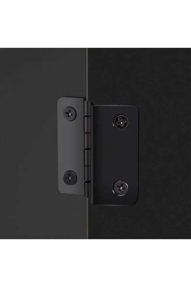 Varsthree 2'Li Komodin Seti - Slatted Kapılı Ahşap, Çekmeceli Ve Dolaplı Sehpalar - 7