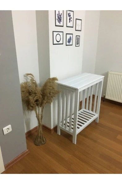 Akyıldız Mobilya Beyaz Ahşap Dresuar - 6