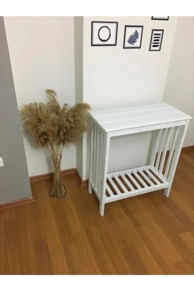 Akyıldız Mobilya Beyaz Ahşap Dresuar - 2
