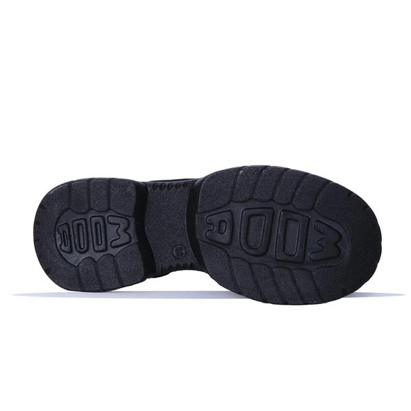 Mp 251-305Zn Siyah Kalın Taban Kadın Sneaker Spor Ayakkabı - 6