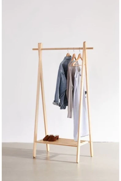 Ahşap Üçgen Askılık Dolap New Tasarımlar - 2