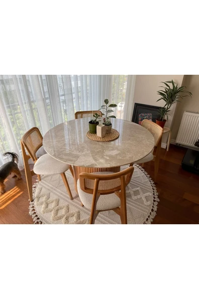 modelsa design Modelsa Kalitesi Ile 1 Adet Hazeranlı Ahşap Masif Sandalye Malayo - 2