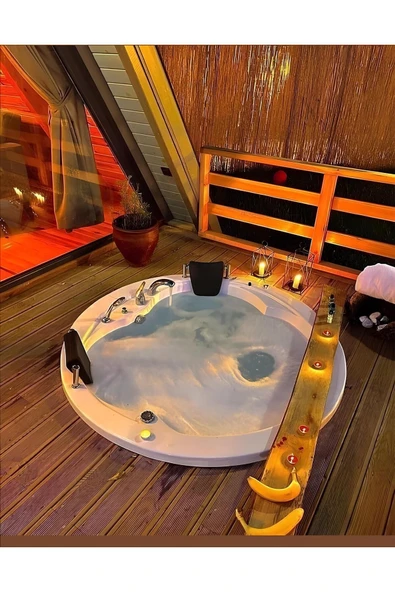 Dercen Pazarlama Çift Katlı Jakuzili 63 M2 Ahşap Ev - Resim 2