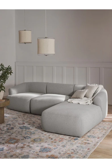 Pablohome Montana Köşe Koltuk - Montana Sağ Relax Köşe Koltuk -Bej Köşe Koltuk - 4