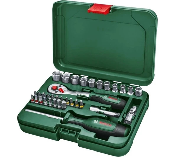 Bosch Lokma Takımı ve Vidalama Uç Seti 34 Parça 1600A02BY1 ürün görseli