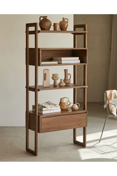 One Design Masif Ahşap Ladin Ve Çam Masif Mutfak Banyo Raf Ve Dolap Kitaplık