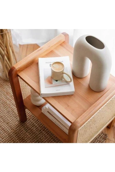 MoldHome Ahşap Hazeranlı Komodin - 3