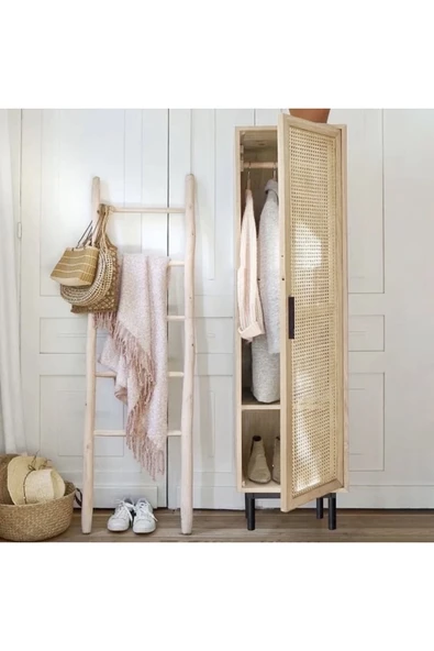One Design Masif Ahşap Hazeran Kapakl Dolap 180Cm - 2