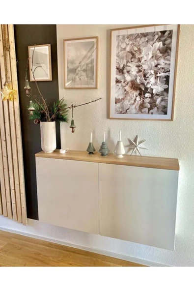 ŞafakMobilya Ahşap Detaylı Dolap Dresuar, Konsol