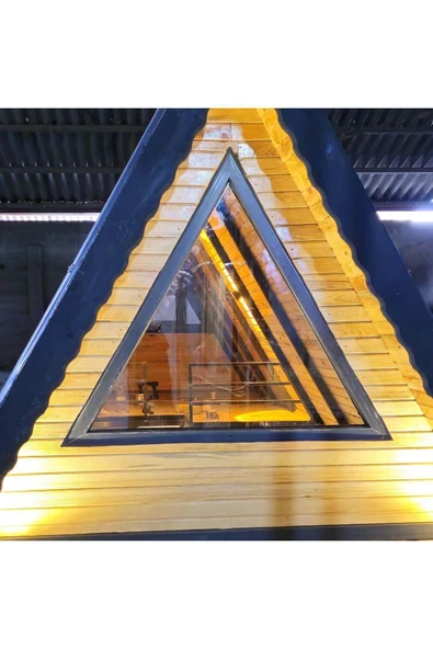 M Eski Mimarlık A1  40 M2 Çelik Ahşap Ev - Resim 3