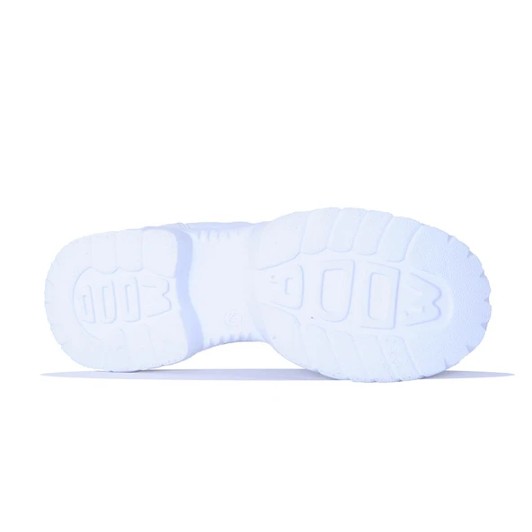 Mp 251-305Zn Beyaz Kalın Taban Kadın Sneaker Spor Ayakkabı - Resim 5
