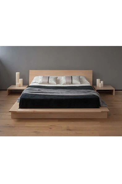 No One Est 2020 Wooden Masif Ahşap Oregon Karyola - 4