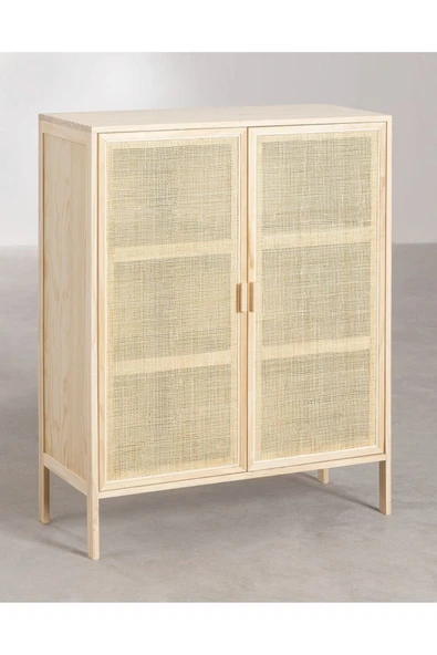 One Design Masif Ahşap Hazeranlı Dolap&Gardırop