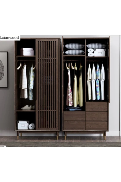 Latanwood Arveno Masif Gardırop - 2