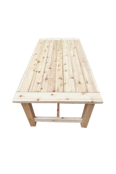 Kütükhouse Masif Ahşap Yemek Masa 170X92 - 2