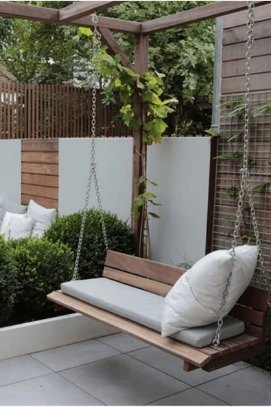 EL YAPIMI Lavande Balkon Bahçe Salıncak ürün görseli