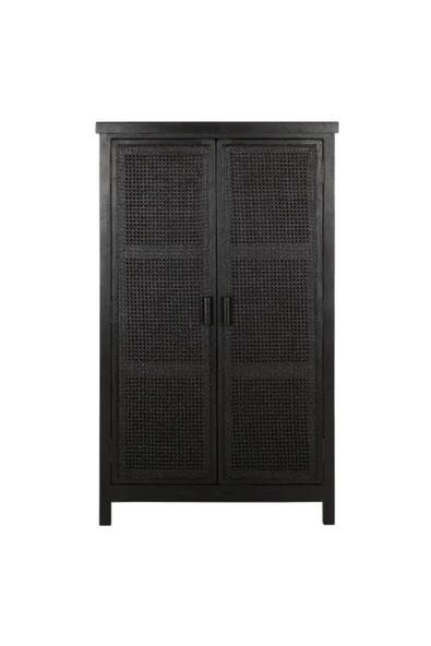 One Design Masif Ahşap Mutfak&Banyo& Oturma Odası Dolabı Hasır Kapaklı Ahşap Dolap - 2