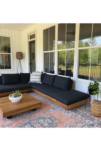Parla Dizayn Asos Bahçe,Balkon,Teras Köşe Takımı - 2