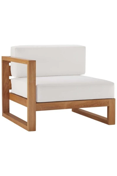 ODUNS Sofia Bahçe Balkon Teras Ahşap Köşe Koltuk Takımı - Resim 5