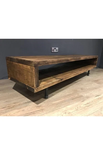 BestWood Doğal Ahşap Tv Ünitesi - Resim 3