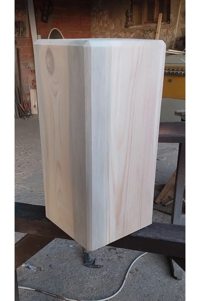 İpekahşap Orta Sehpa ,Yan Sehpa ,Yatak Başı Komidin  Çam Ağacı Kütük Tabure 45X20X20 ürün görseli