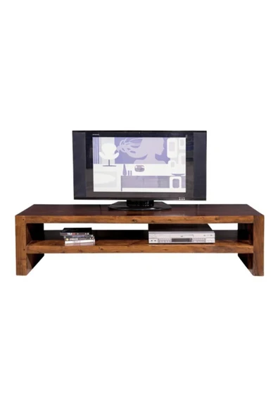 The BEST Shopping Doğal Ahşap Tv Ünitesi Tv Sehpası Ceviz - 2