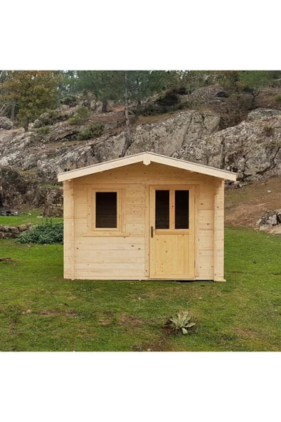 Tekzen Bungalov Ahşap Bağ Evi 12 M2 - Resim 2