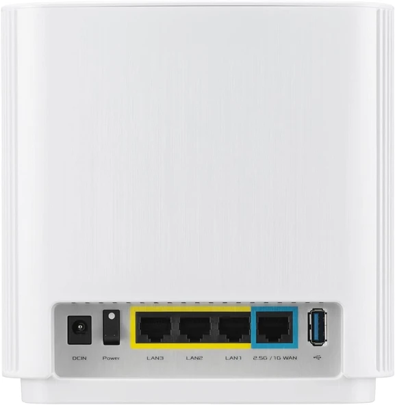 ASUS ZenWifi XT9 Wi Fi 6-Gaming Ai Mesh AiProtectionPro Bulut Kablosuz Ağ Dağıtım Mesh Sistemi (Beyaz İkili Paket) - 4