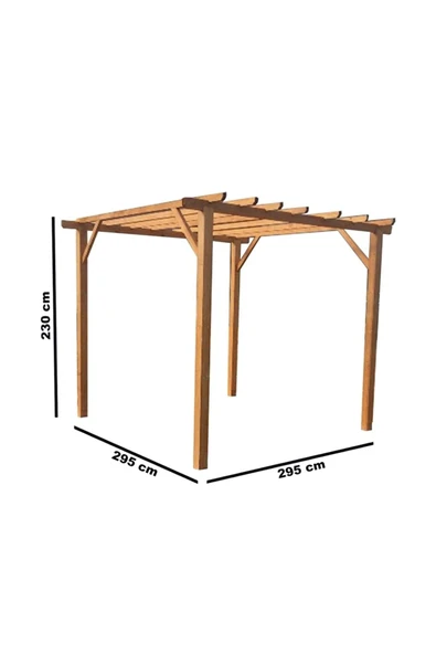 TAYLAN AHŞAP Ahşap Pergole Çardak Bahçe Tentesi Kamelya - Resim 2