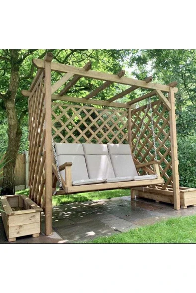 Latanwood Ahşap Salıncak