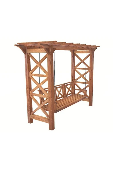 Monywood Masif Ahşap Salıncak Mss851 - 2