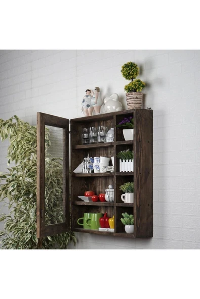 C&C Home Masif Ahşap Tel Bahçe Dolabı