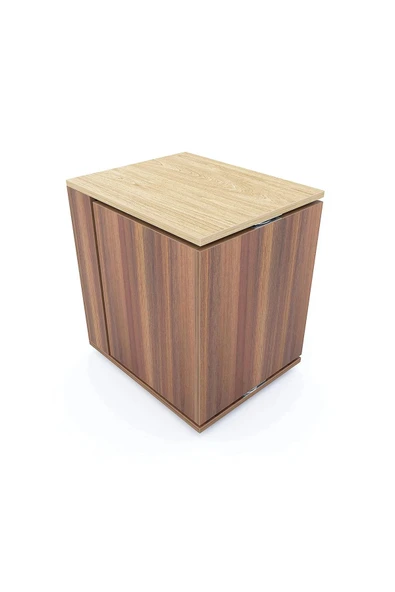 Mywoodteks Minimalist Şık Ahşap Bar Dolabı - 2
