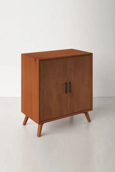 Bydmr Geniş Saklama Alanlı Ahşap Bar Dolabı-Şaraplık-Bardaklık-100Cm - Resim 3